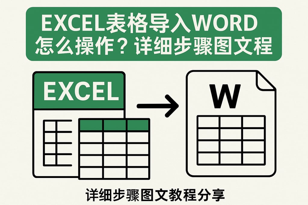 excel表格导入word怎么操作？详细步骤图文教程分享