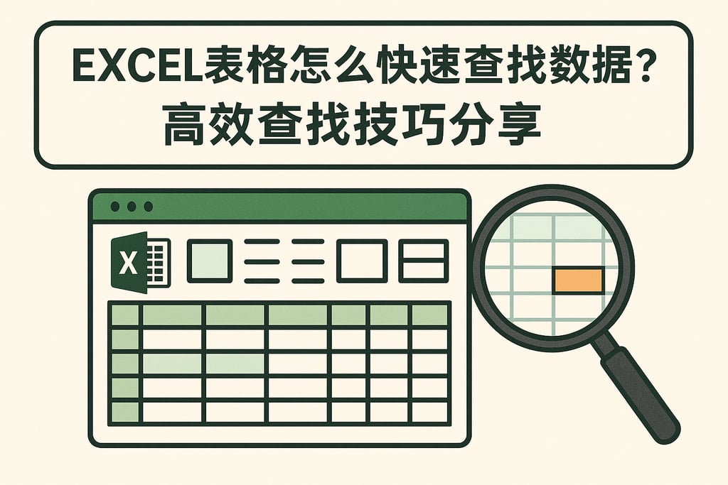 excel表格怎么快速查找数据？高效查找技巧分享