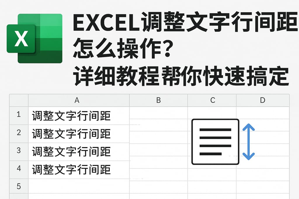 excel调整文字行间距怎么操作？详细教程帮你快速搞定