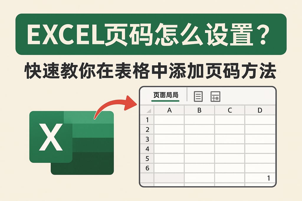 excel页码怎么设置？快速教你在表格中添加页码的方法