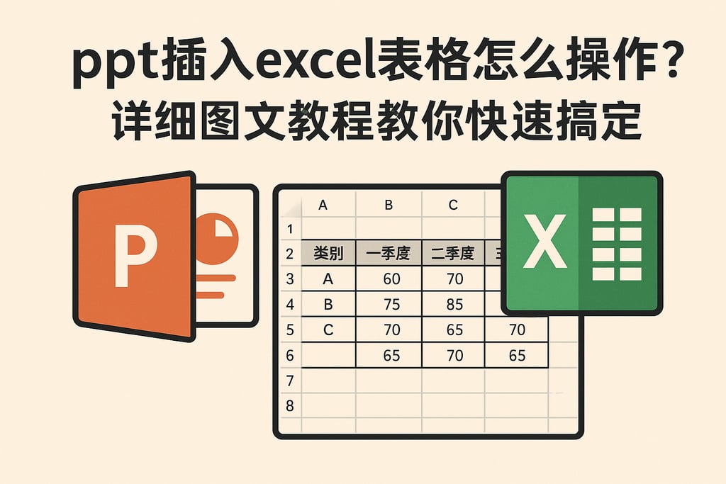 ppt插入excel表格怎么操作？详细图文教程教你快速搞定