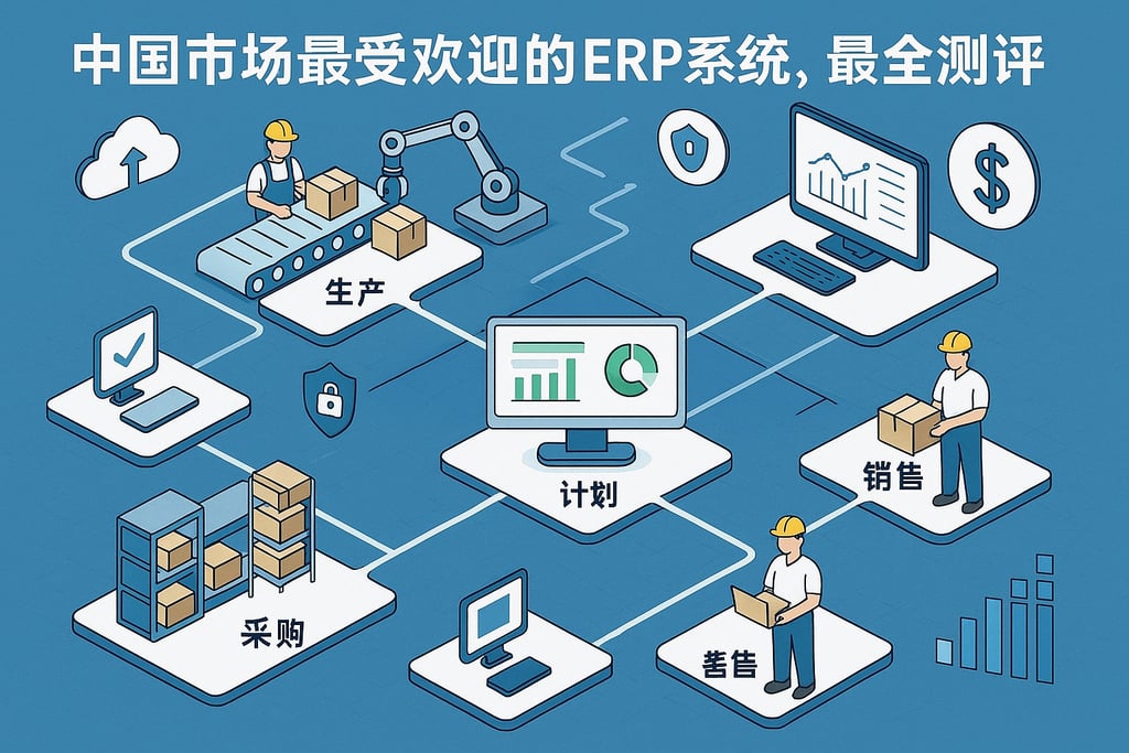 中国市场最受欢迎的ERP系统，最全测评