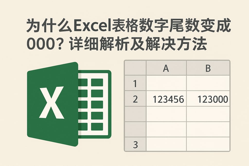 为什么excel表格数字尾数变成000？详细解析及解决方法