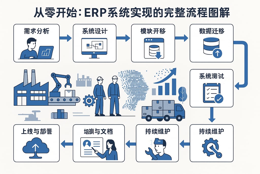 从零开始：ERP系统实现的完整流程图解
