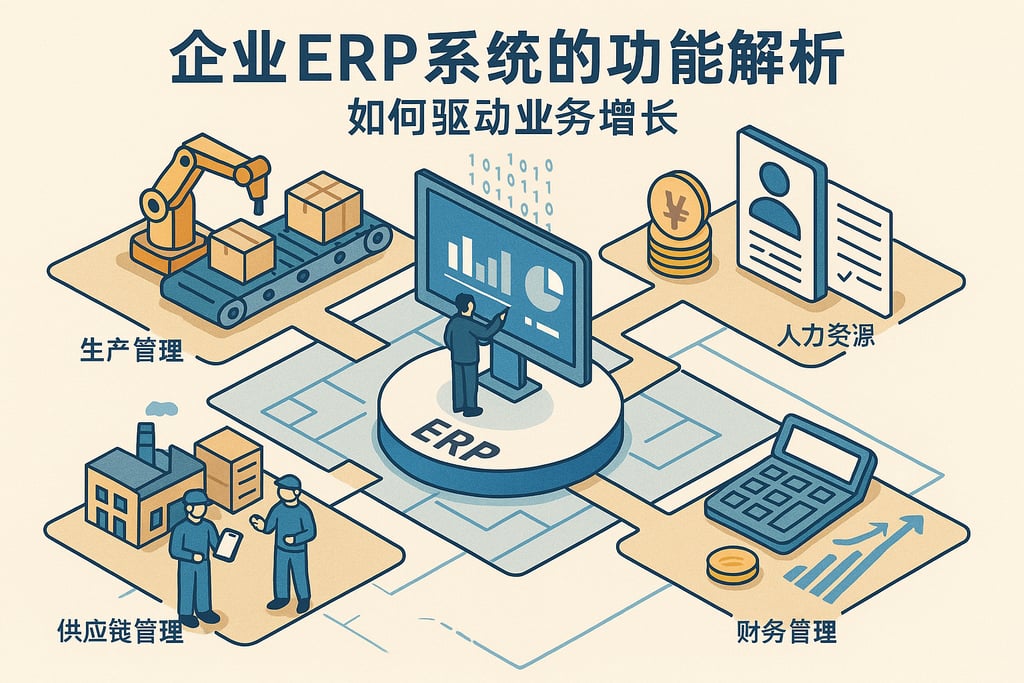 企业ERP系统的功能解析，如何驱动业务增长