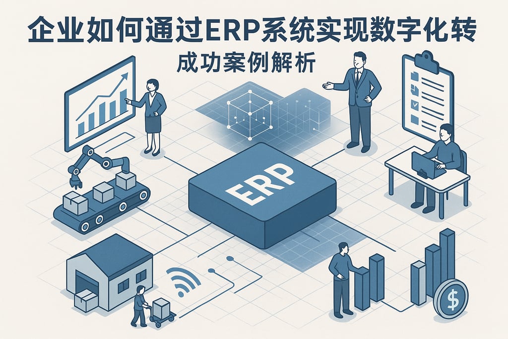 企业如何通过ERP系统实现数字化转型，成功案例解析