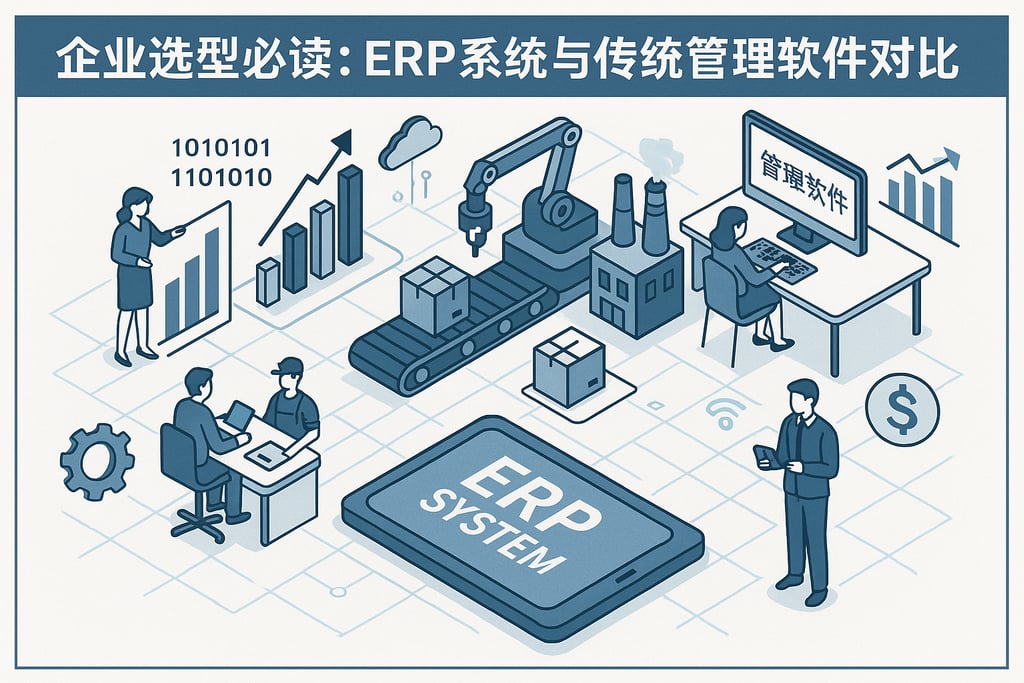企业选型必读：ERP系统与传统管理软件对比