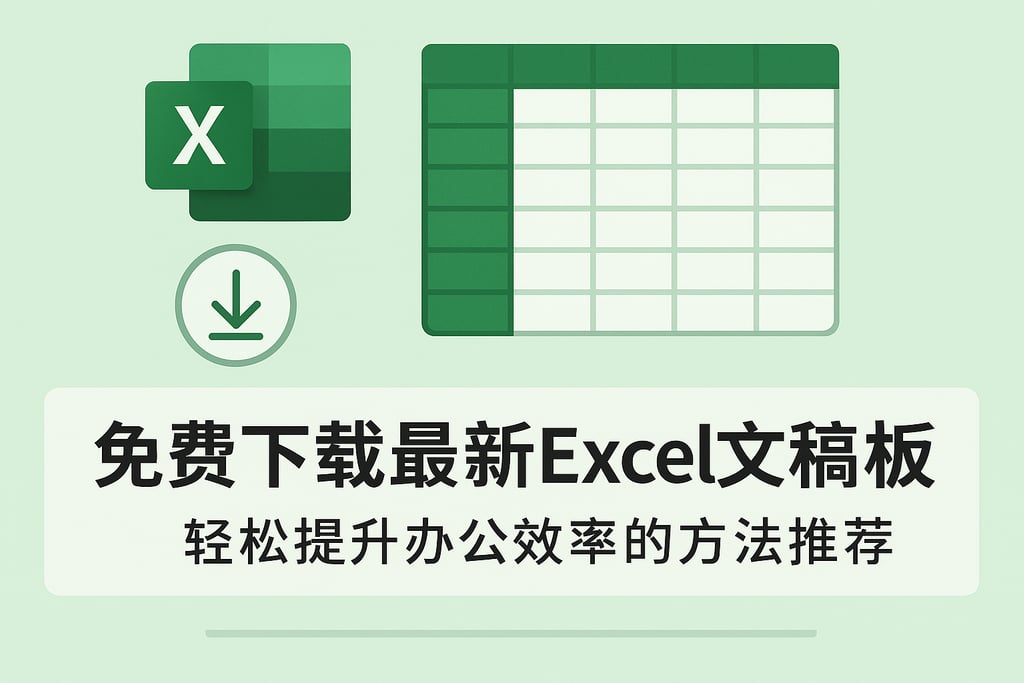免费下载最新excel文稿模板，轻松提升办公效率的方法推荐