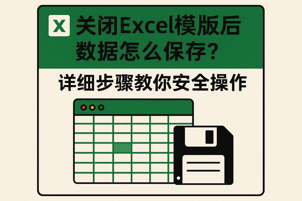 关闭Excel模板后数据怎么保存？详细步骤教你安全操作