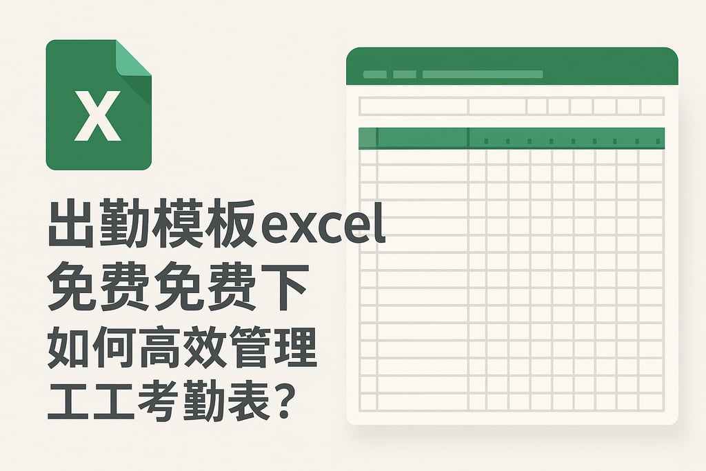 出勤模板excel免费下载，如何高效管理员工考勤表？