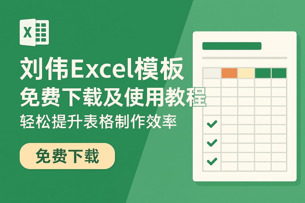 刘伟excel模板免费下载及使用教程，轻松提升表格制作效率
