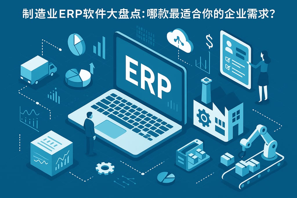 制造业ERP软件大盘点：哪款最适合你的企业需求？