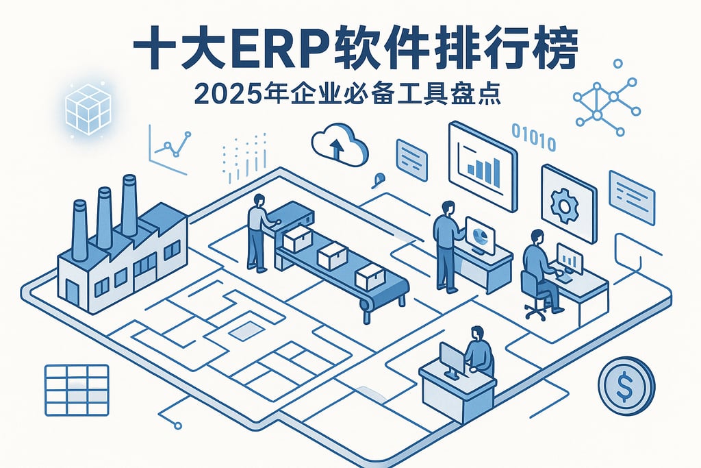 十大ERP软件排行榜，2025年企业必备工具盘点