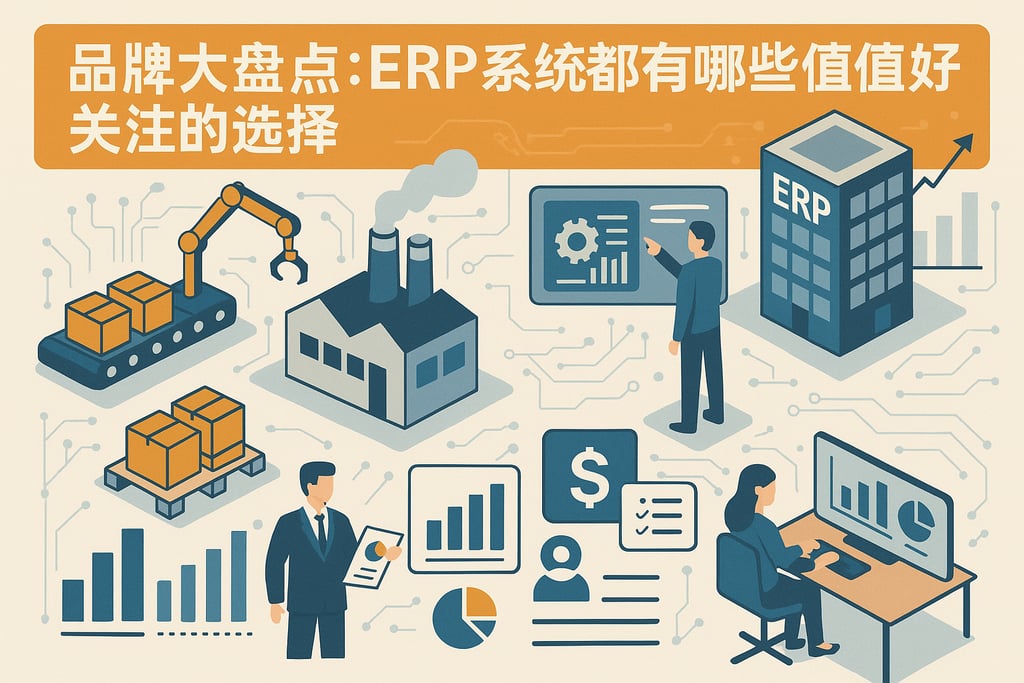 品牌大盘点：ERP系统都有哪些值得关注的选择