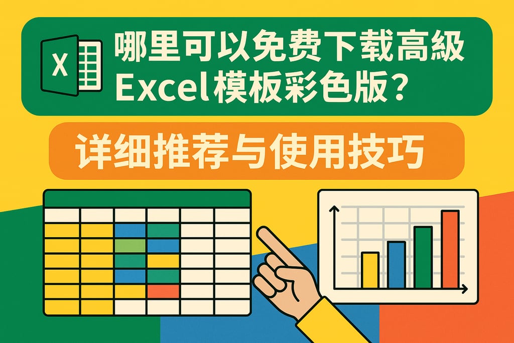 哪里可以免费下载高质量的excel模板彩色版？详细推荐与使用技巧