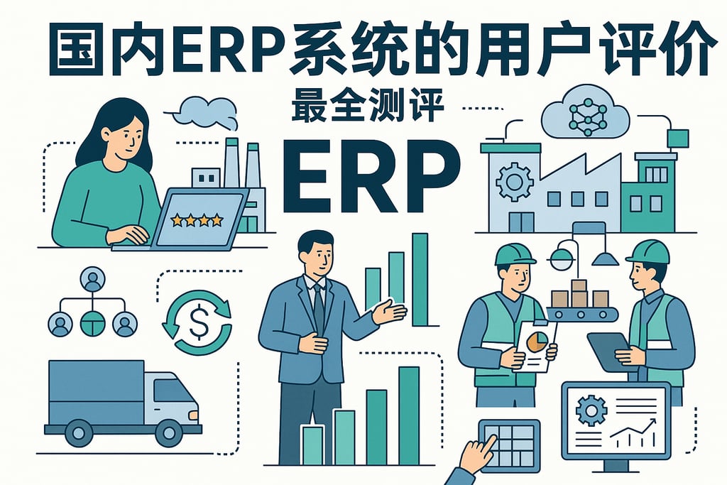 国内ERP系统的用户评价，最全测评