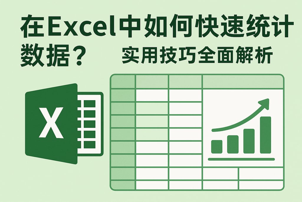 在Excel中如何快速统计数据？实用技巧全面解析