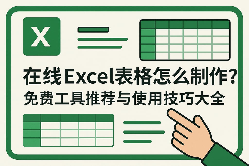 在线excel表格怎么制作？免费工具推荐与使用技巧大全