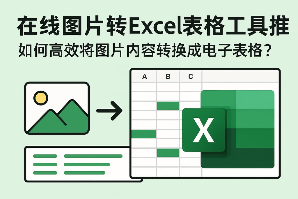 在线图片转Excel表格工具推荐，如何高效将图片内容转换成电子表格？