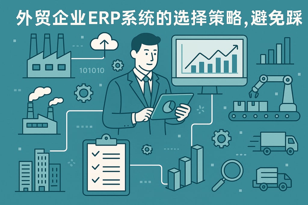 外贸企业ERP系统的选择策略，避免踩坑