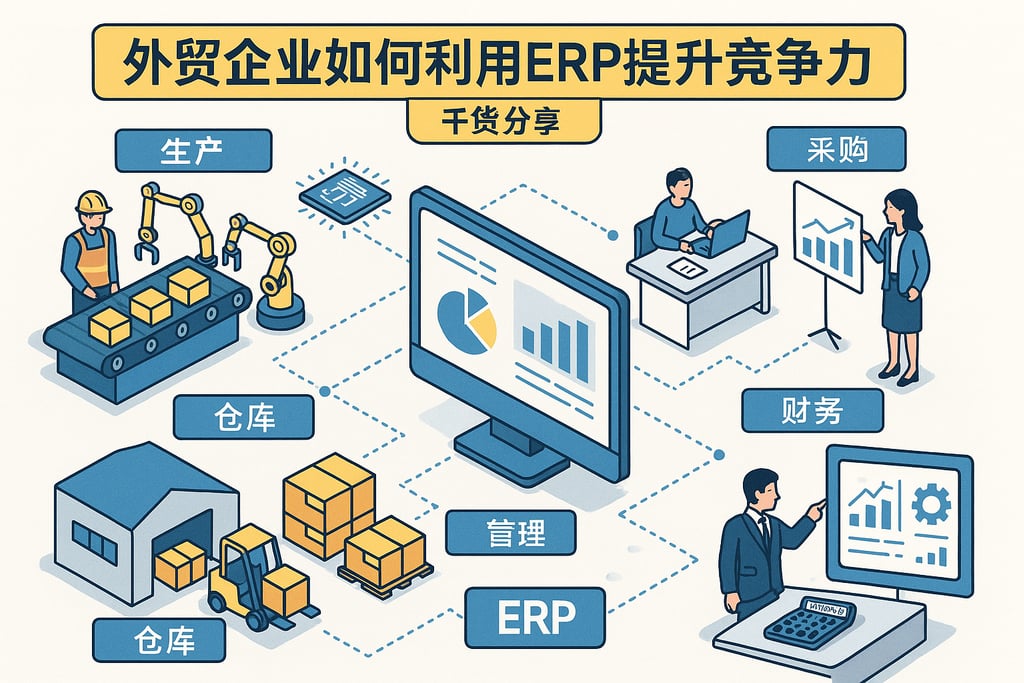 外贸企业如何利用ERP提升竞争力，干货分享