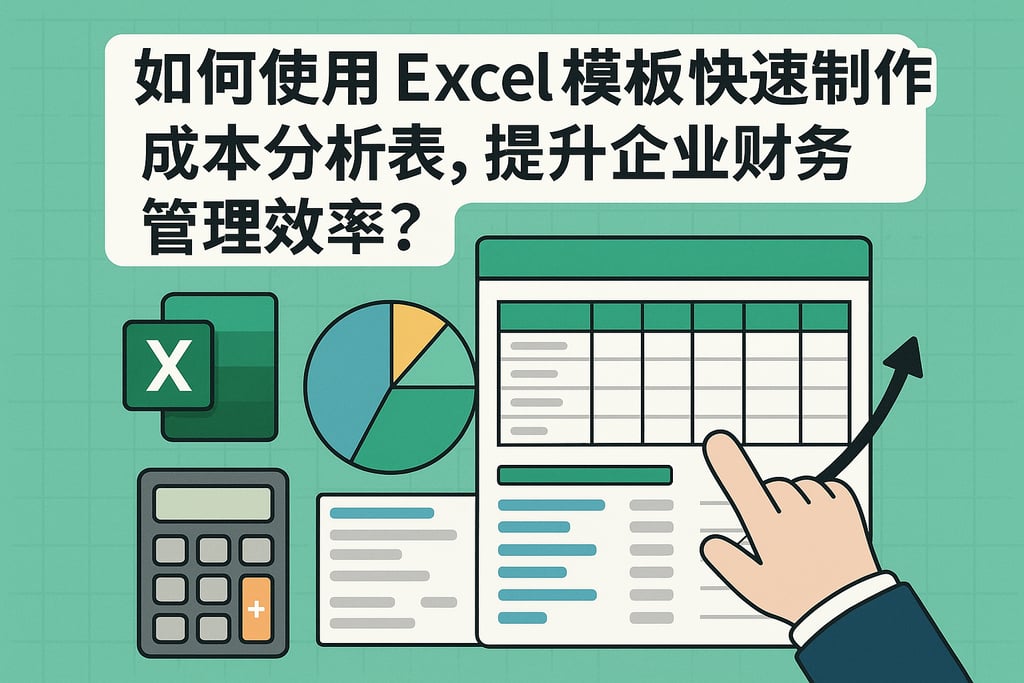 如何使用Excel模板快速制作成本分析表，提升企业财务管理效率？