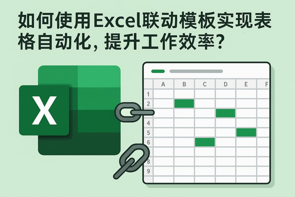 如何使用excel联动模板实现表格自动化，提升工作效率？
