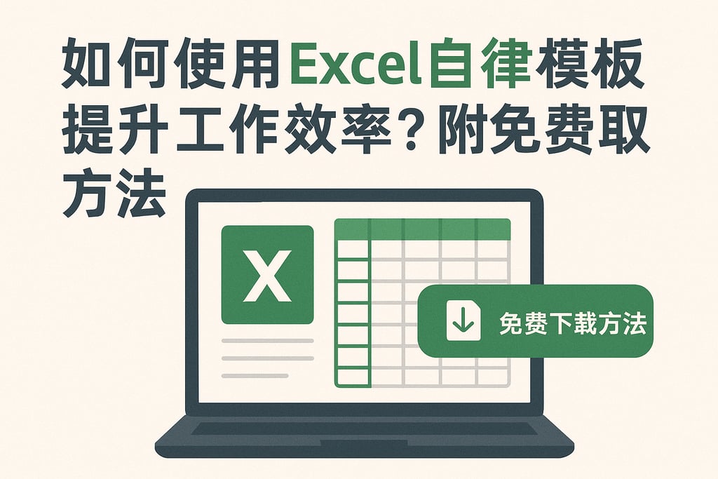 如何使用excel自律模板提升工作效率？附免费下载方法