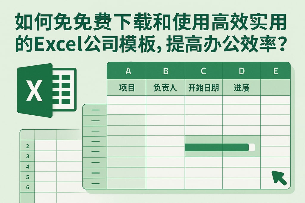 如何免费下载和使用高效实用的Excel公司模板，提高办公效率？