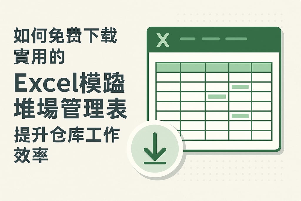 如何免费下载实用的excel模板堆场管理表，提升仓库工作效率