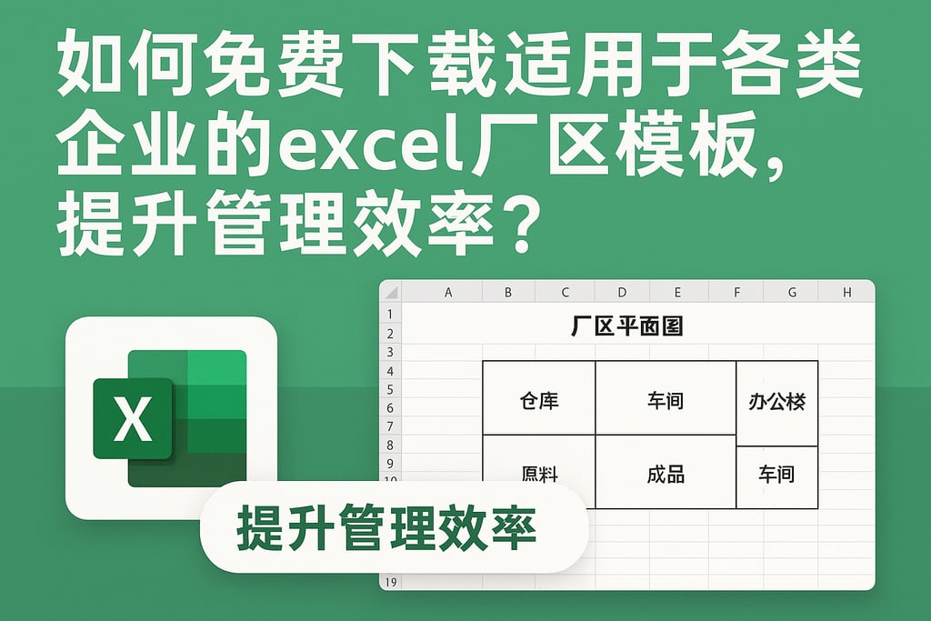 如何免费下载适用于各类企业的excel厂区模板，提升管理效率？