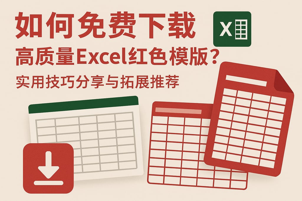 如何免费下载高质量excel红色模板？实用技巧分享与扩展推荐