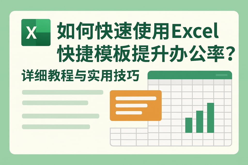 如何快速使用excel快捷模板提升办公效率？详细教程与实用技巧