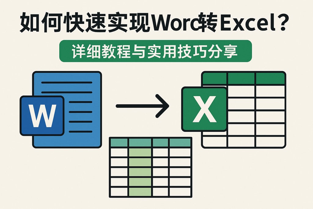 如何快速实现word转excel？详细教程与实用技巧分享