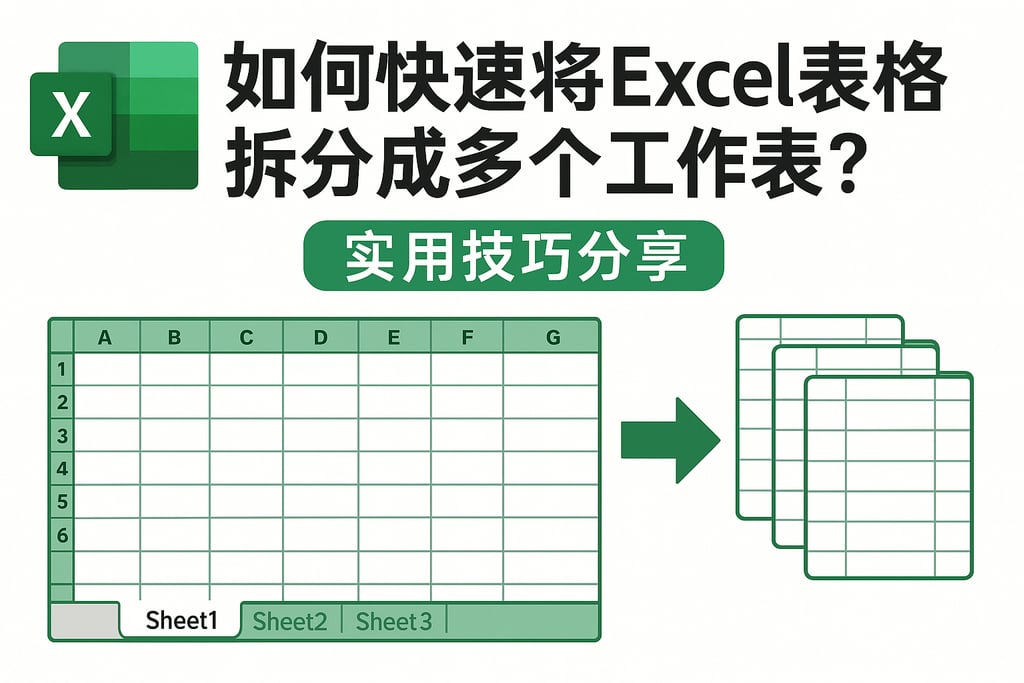 如何快速将Excel表格拆分成多个工作表？实用技巧分享
