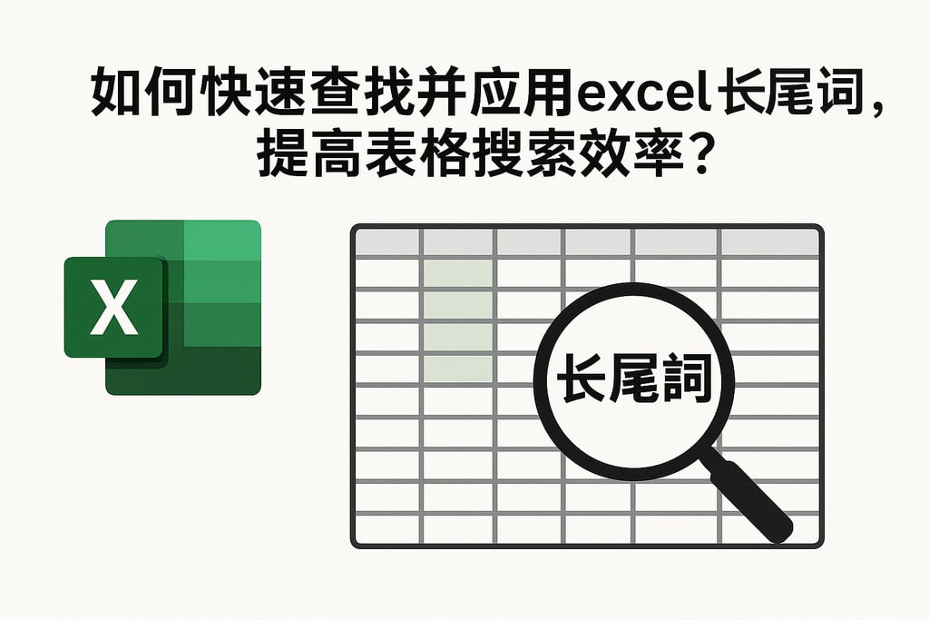 如何快速查找并应用excel长尾词，提高表格搜索效率？