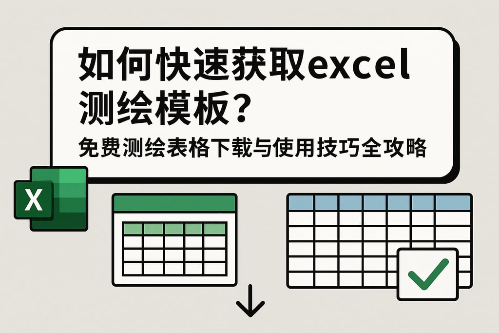 如何快速获取excel测绘模板？免费测绘表格下载与使用技巧全攻略