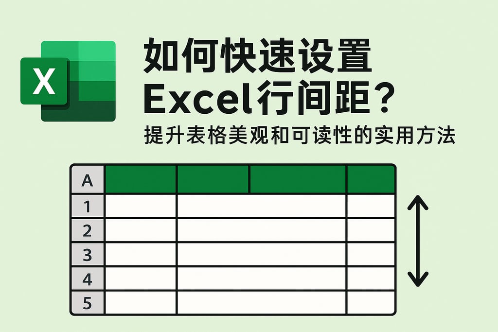 如何快速设置Excel行间距？提升表格美观和可读性的实用方法