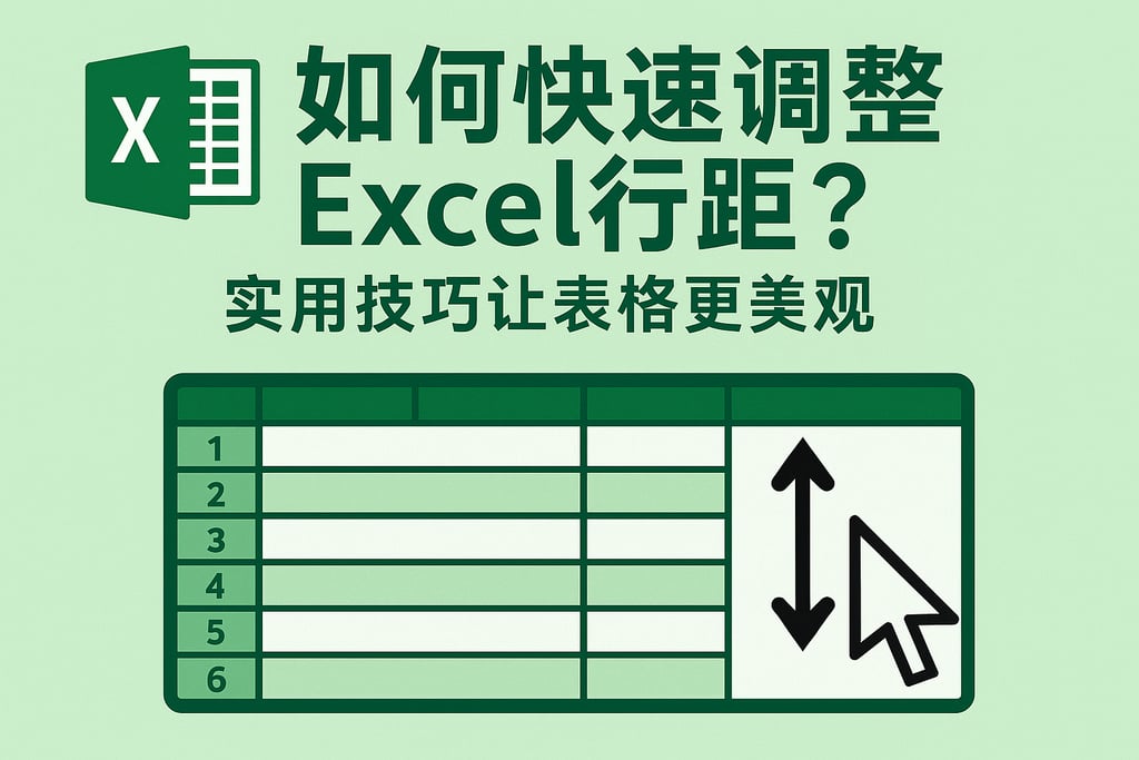 如何快速调整Excel行距？实用技巧让表格更美观