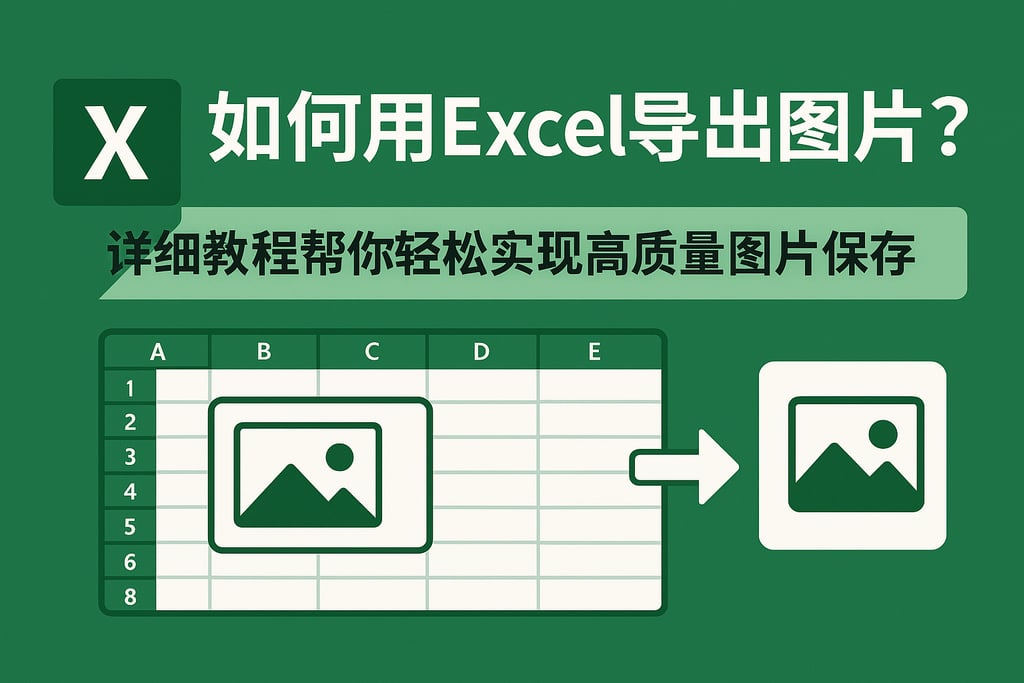 如何用Excel导出图片？详细教程帮你轻松实现高质量图片保存