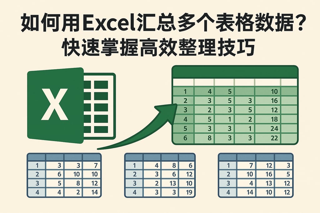 如何用Excel汇总多个表格数据？快速掌握高效整理技巧