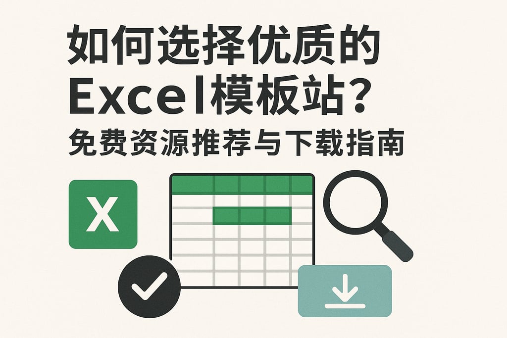 如何选择优质的excel模板站？免费资源推荐与下载指南