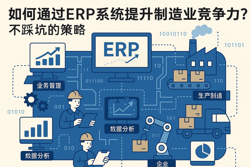 如何通过ERP系统提升制造业竞争力？不踩坑的策略