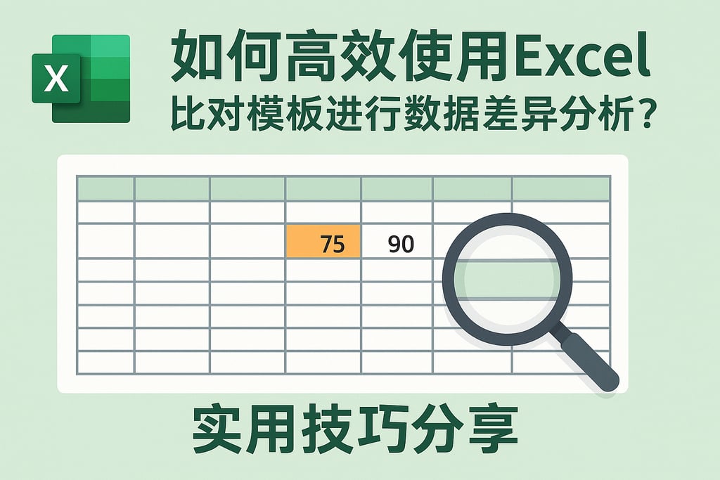 如何高效使用excel比对模板进行数据差异分析？实用技巧分享