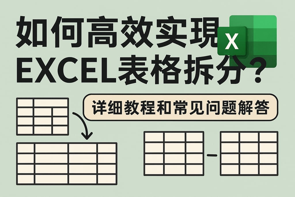 如何高效实现excel表格拆分？详细教程和常见问题解答
