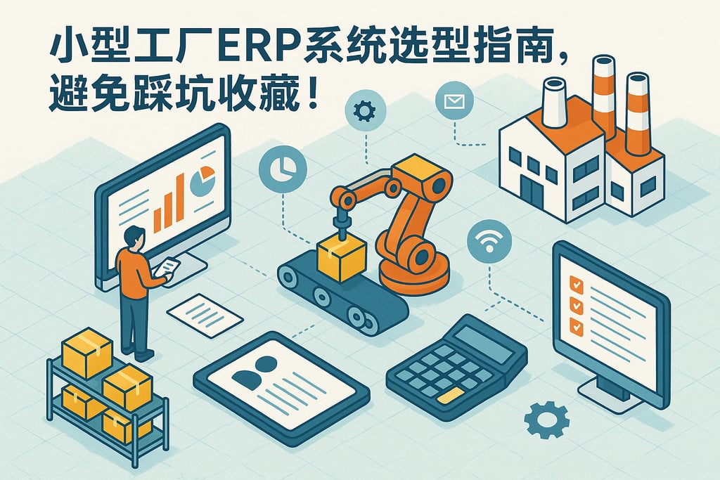 小型工厂ERP系统选型指南，避免踩坑收藏！