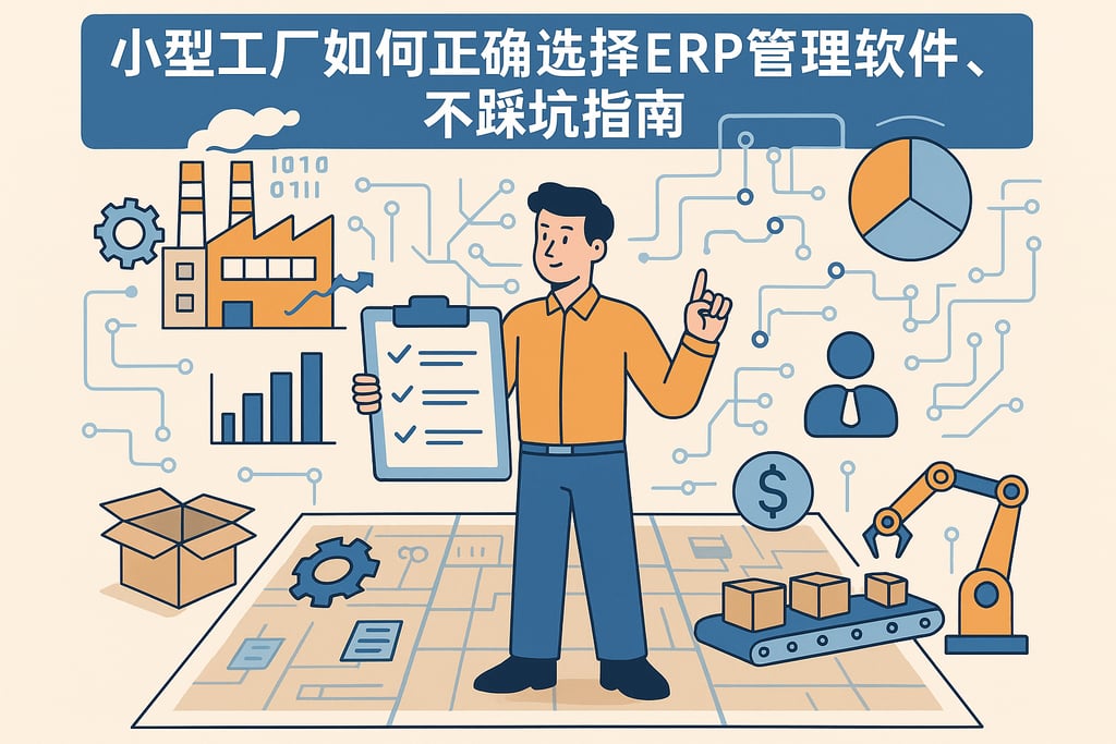 小型工厂如何正确选择ERP管理软件，不踩坑指南