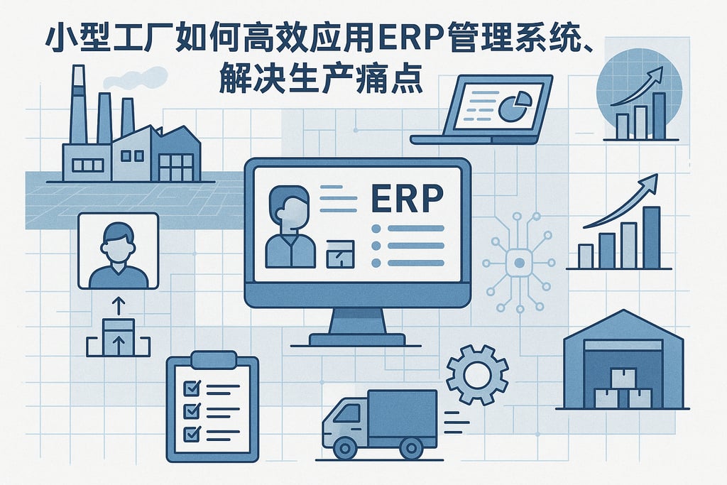 小型工厂如何高效应用ERP管理系统，解决生产痛点
