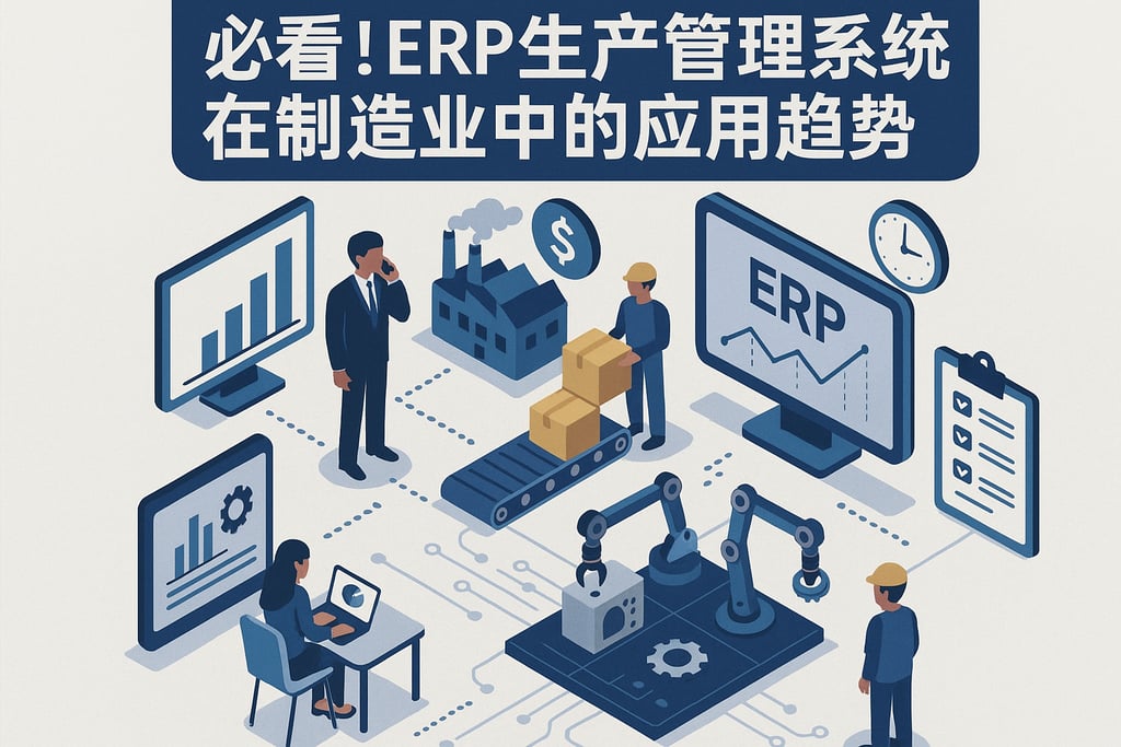 必看！ERP生产管理系统在制造业中的应用趋势
