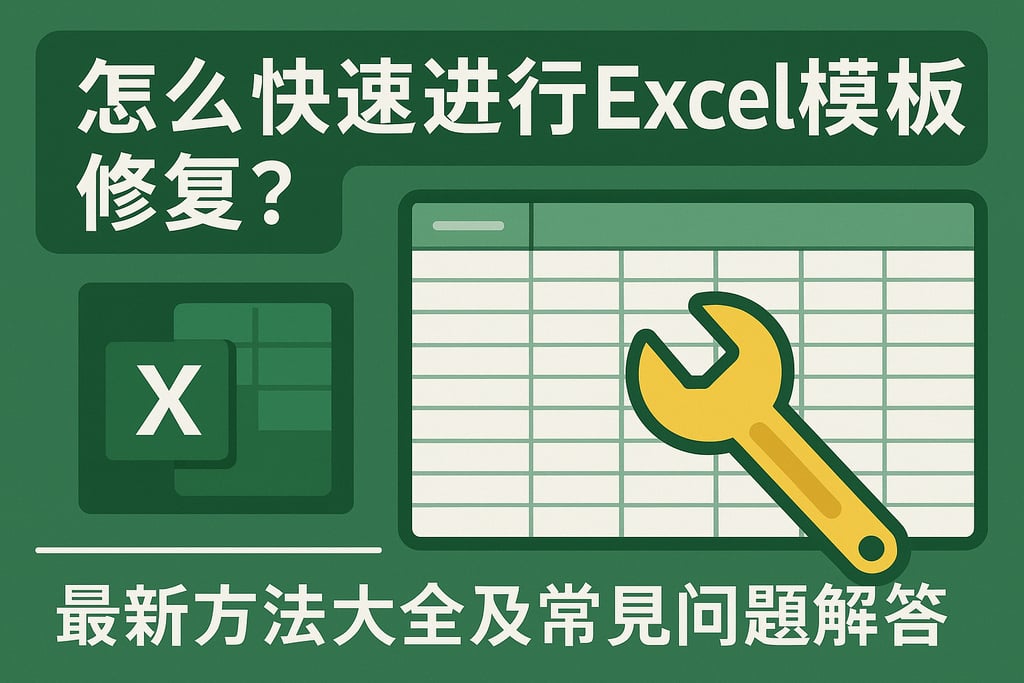 怎么快速进行excel模板修复？最新方法大全及常见问题解答